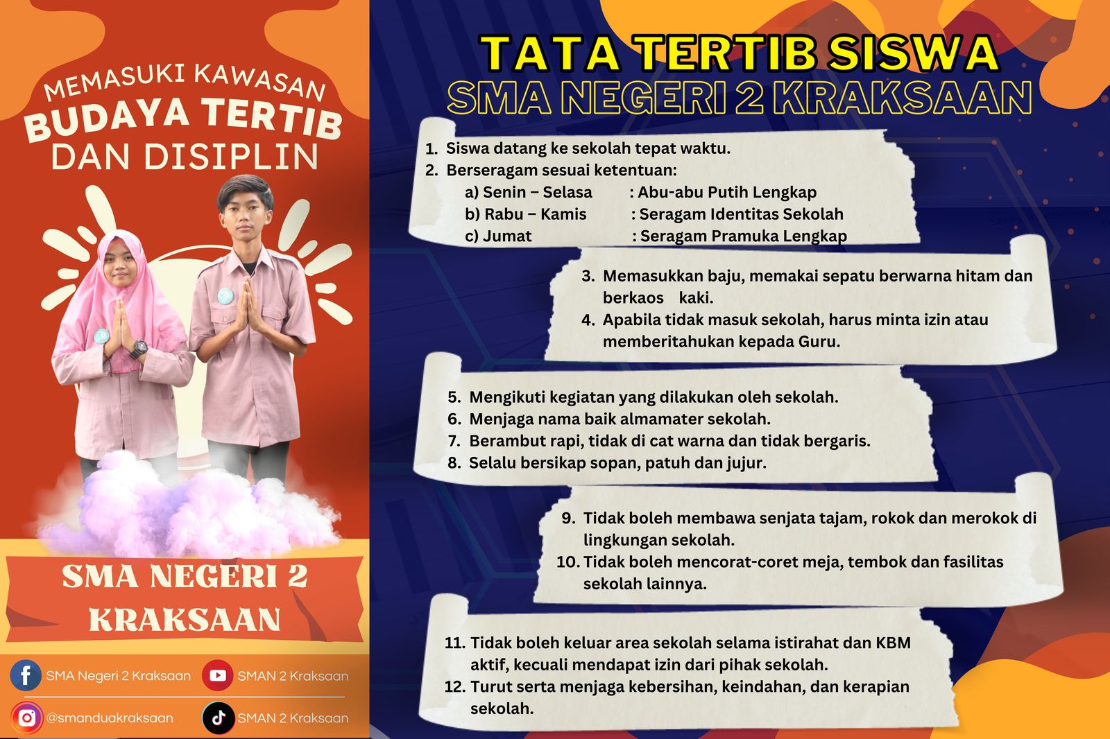 TATA TERTIB SMA NEGERI 2 KRAKSAAN